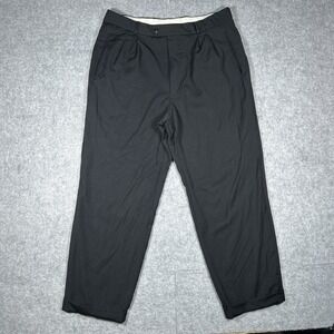 Vtg Hugo Boss Dress Pants Men's Size‎ 34x28 Black Dr. Hook Wool Germany Made